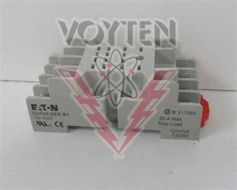 D2PA6 Relay Socket By Eaton Cutler Hammer Or Westinghouse Voyten