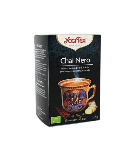 YogiTea Té Chai Negro 17 Bolsitas Infusiones de Ayurveda Yogi Tea