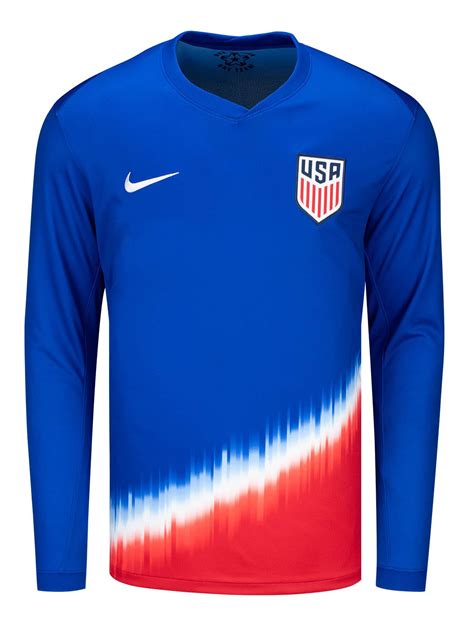 CAMISA MANGA LONGA ESTADOS UNIDOS 2025 UNIFORME RESERVA