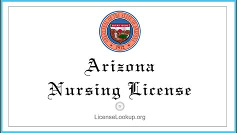 Arizona Nursing License What You Need To Get Started License