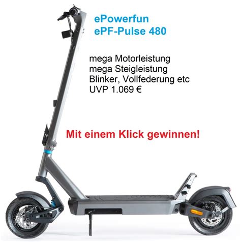 Newsletter E Scooter Mit Einem Klick Gewinnen E Roller Gewinnspiel