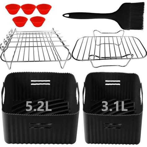 Moleath Moule Silicone Air Fryer Pour Moulinex Ez L Pcs