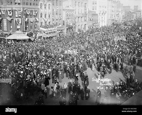 Suffrage parade, 1913 Stock Photo - Alamy