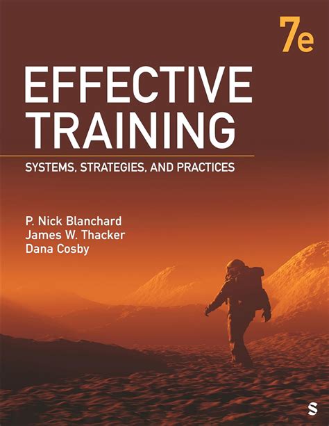 Effective Training Systems Strategies And Practices Blanchard P