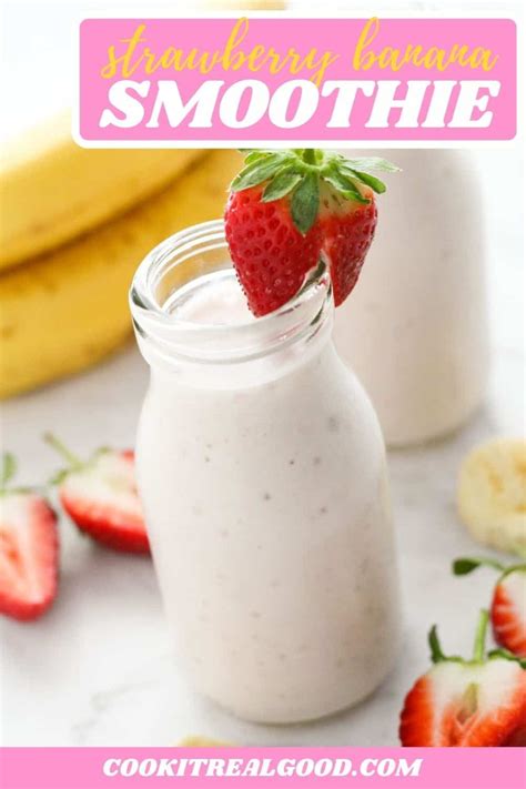 This Strawberry Yogurt Smoothie Is Great For A Quick And Easy Breakfast