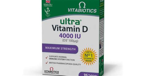 VITABIOTICS ULTRA VITAMIN D3 4000 96TAB