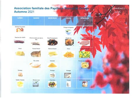 Menus D Automne 2021 APEI Denain