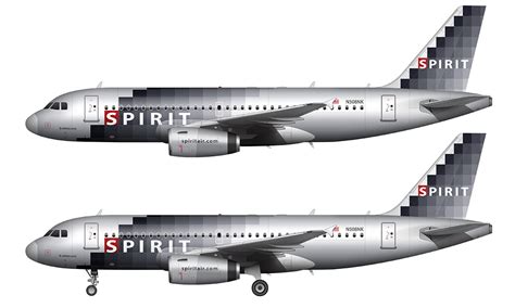 Spirit Airlines A319s In Three Different Liveries Norebbo