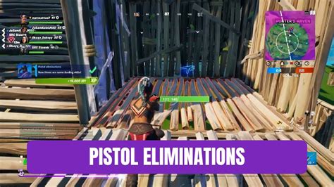 Fortnite Pistol Eliminations Epic Quest Guide Youtube