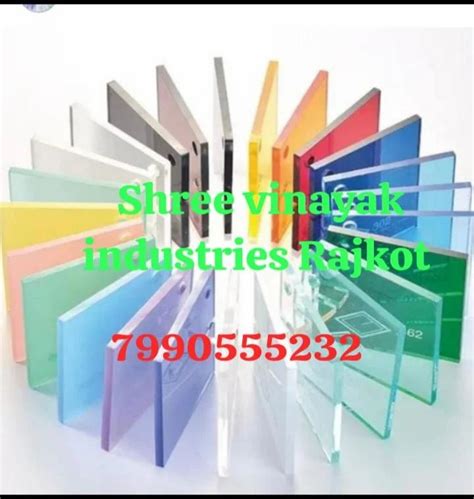 transparent glossy mm acrylic sheet thickness  mm size  ft
