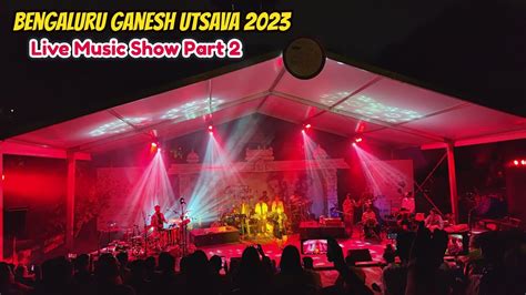 Bengaluru Ganesh Utsava 2023 Live Music Show Part 2 Manju Drums