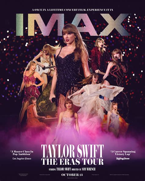 Taylor Swift Imax Eras Tour Poster By Kallumlavigne On Deviantart