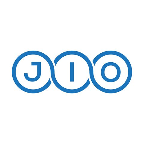 JIO letter logo design on white background. JIO creative initials ...