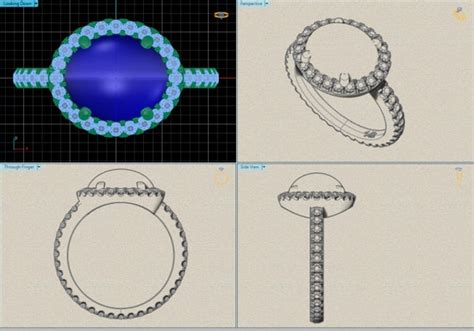 Custom Design The Ring Cad Design Custom Engagement Ring