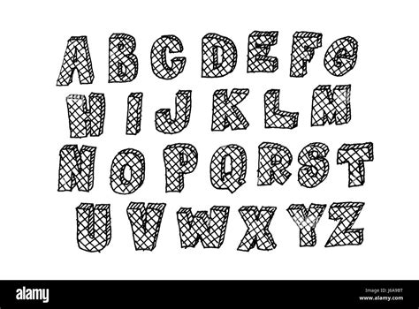 Sketch Alphabet Hi Res Stock Photography And Images Alamy