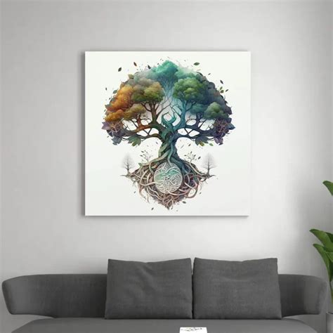 Tableau Arbre De Vie Color Comme Des Tableaux