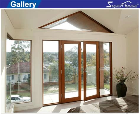 Superhouse 32 X 79 Exterior Door As2047 New Design Waterproof Aluminium Double Glazing French