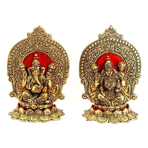 Buy Burning Desire Lotus Sitting Lord Lakshmi Ganesha Laxmi Ganesh