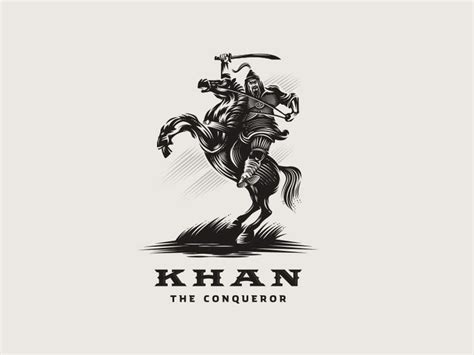 Khan The Conqueror | Logo design, Learning logo, Logo inspiration