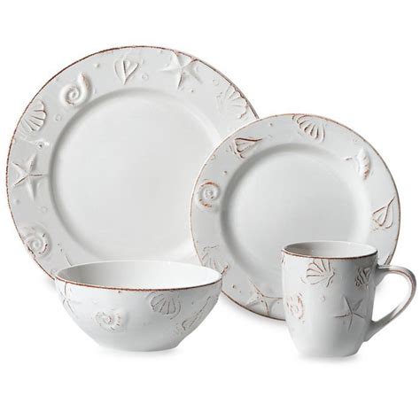 Thomson Pottery Hampton 16-Piece Stoneware Dinnerware Set | Bed Bath ...