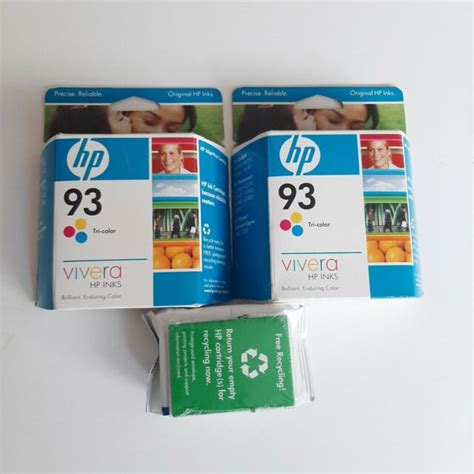 Lot Of And Cartridge Hp Printer Ink Tri Color Vivera Pack