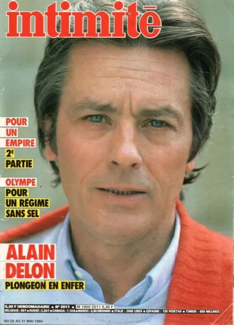 Alain Delon Coupure De Presse Pages Fernch Clipping Eur