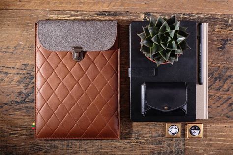 Ipad Pro Case Leather Tablet Bag Genuine Leather Ipad Cover Etsy