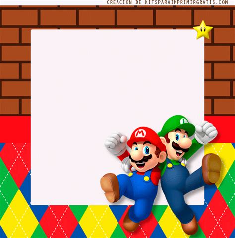 Kit Imprimible Etiquetas Escolares Super Mario Bros Editable The Best