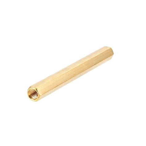 Buy M4 X 40mm Female To Female Brass Hex Threaded Pillar Standoff