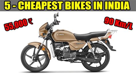 Top 5 Cheapest Bikes In India 2023 55 000 Rs 5 Most Affordable