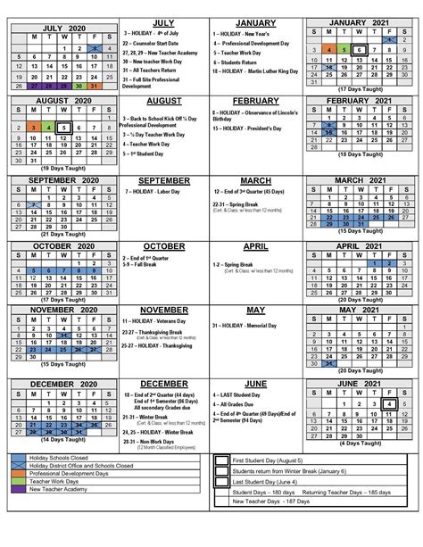 Salinas High School Calendar 2024 - Schoolcalendars.net