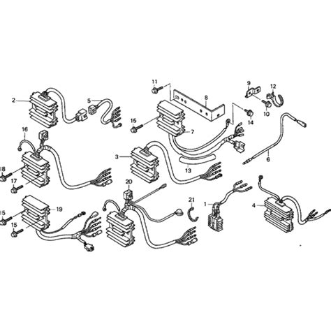 Regulator Rectifier Sub Wire Harness Assembly For Honda Gcv Gjajm