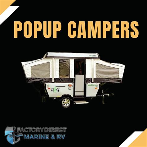 Popup Campers For Sale Factory Direct Marine RV