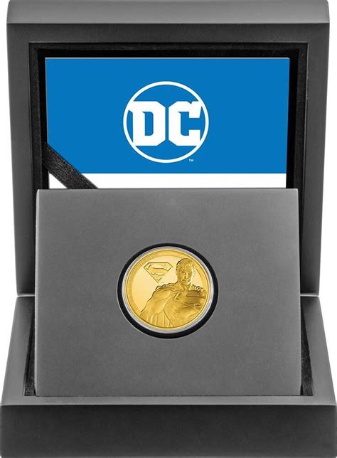 Niue Oz Gold Coin Classic Superheroes Superman Proof