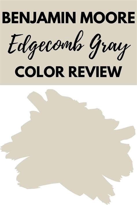 Benjamin Moore Edgecomb Gray Hc 173 Artofit