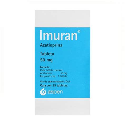 Imuran 50 Mg 25 Tabletas Farmacias Klyns