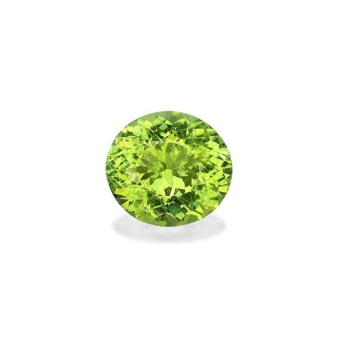 Oval Cut Cuprian Tourmaline Lime Green Carats