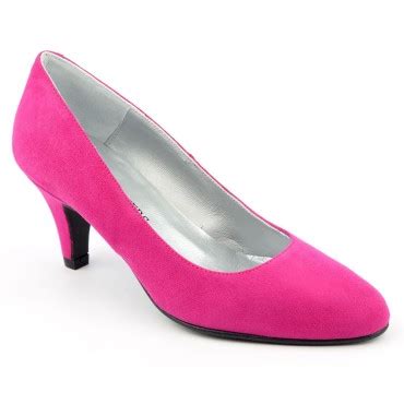 Escarpins Daim Brenda Zaro Fushia Talon 6 5 Cm F96136