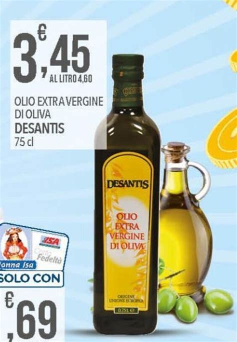 Desantis Olio Extravergine Di Oliva Cl Offerta Di Iper Nonna Isa