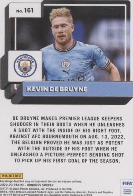 2022 23 Panini Donruss Kevin De Bruyne 161 For Sale EBay