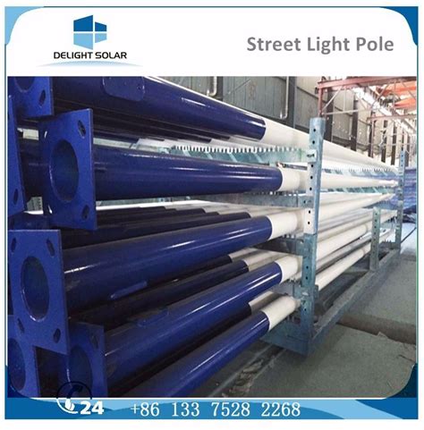 China M M M Conical Hot DIP Galvanized Steel Specification Of Street Light Pole China