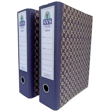 Lever Arch Cardboard Svs Box File Size A At Rs Piece In