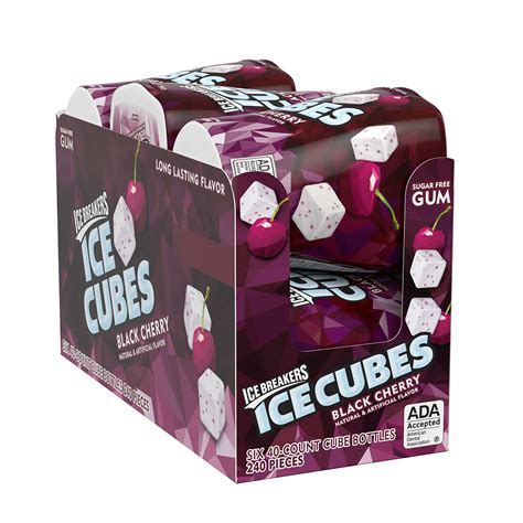 Buy Ice Breakers Ice Cubes Black Cherry Flavored Sugar Free Chewing Gum Made With Xylitol 324