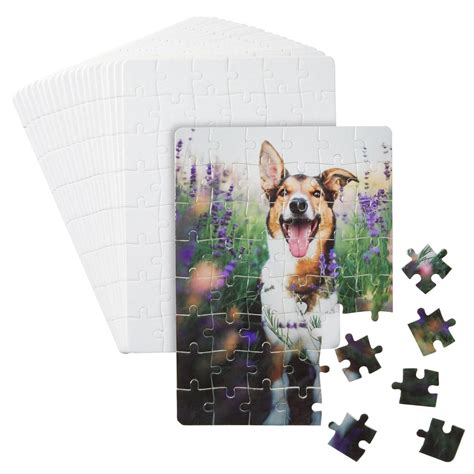 20 Pack A5 Blank Sublimation Puzzles Custom Puzzle For DIY Crafts