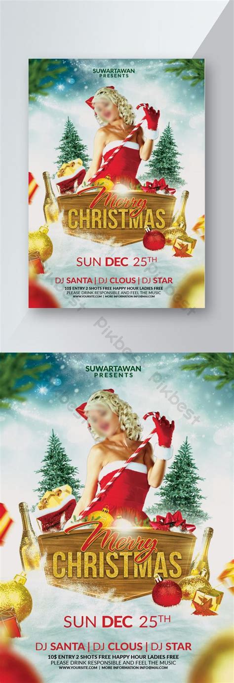 Merry Christmas Flyer Template | PSD Free Download - Pikbest