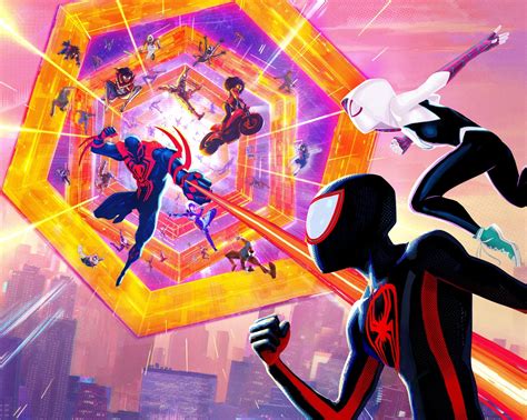 Download Movie Spider Man Across The Spider Verse 8k Ultra Hd Wallpaper