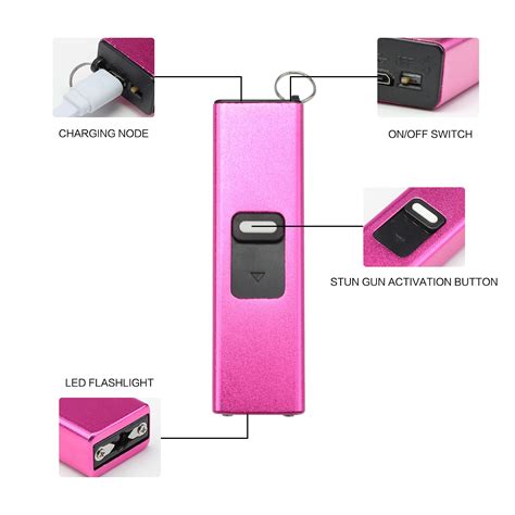 Aimhunter Million Volt Micro Stun Gun Keychain Mini Stun Gun For