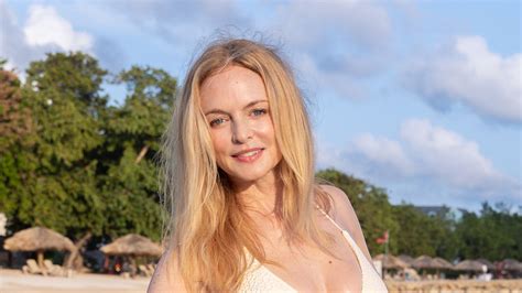 Heather Graham 53 Bares Her Sensational Figure In Tiny Red Bikini