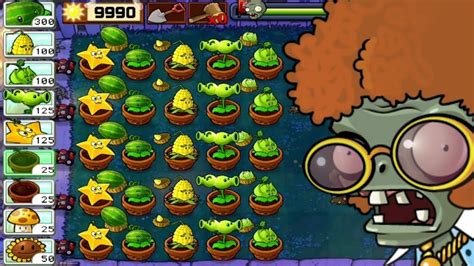 Plants Vs Zombies Survival Night Flags Completed All Plants Vs