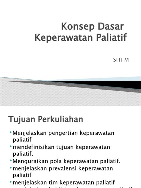 Konsep Perawatan Paliatif Pdf